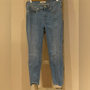 𝅺madewell high rise skinny jeans